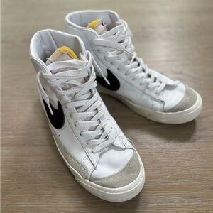 Nike White and Gray Athletic Shoes